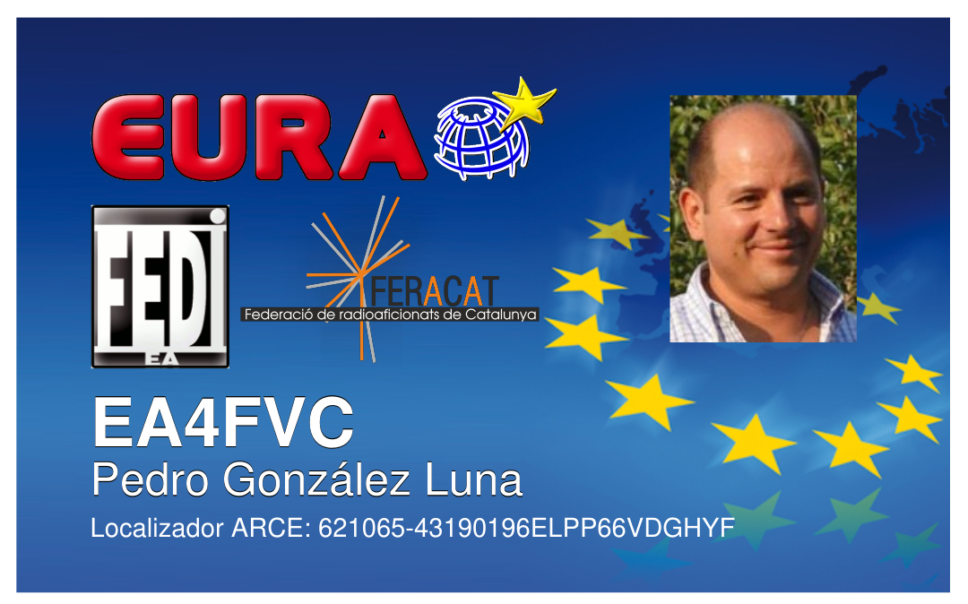 EURAO membership card with two logos